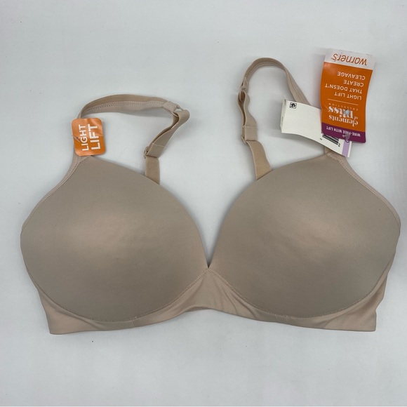 Warner's Elements Of Bliss Lift Wire-Free Bra #1298 in Butterscotch size 36D NEW - Picture 6 of 6
